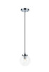 Matteo Lighting - C63001CHCL - One Light Pendant - The Bougie - Chrome