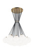 Matteo Lighting - C63019AGOP - 19 Light Chandelier - The Bougie - Aged Gold Brass
