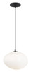 Matteo Lighting - C63611BKOP - One Light Chandelier - Melotte - Black