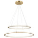 Matteo Lighting - C66156BG - LED Pendant - VICTORIA - Brushed Gold
