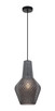 Matteo Lighting - C68101SM - One Light Pendant - Quilted Gem - Matte Black