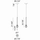 WINDCHIMER One Light Pendant (C68901AG)