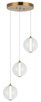 Matteo Lighting - C69603AGCL - LED Pendant - BELANGE - Aged Gold Brass