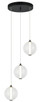 Matteo Lighting - C69603MBCL - LED Pendant - BELANGE - Matte Black