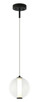 Matteo Lighting - C69611MBCL - LED Pendant - Belange - Matte Black
