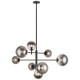 AVERLEY Eight Light Chandelier (C70708BKSM)