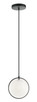Matteo Lighting - C71501MB - One Light Pendant - CHATOYANT - Matte Black