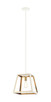 Rosalie One Light Pendant (C72101WHAG)