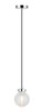 Matteo Lighting - C84001CHCL - One Light Pendant - Ridge - Chrome
