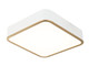 Matteo Lighting - M10542WHAG - LED Ceiling Mount - Ainslay - White + Aged Gold Brass