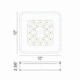 AINSLAY LED Ceiling Mount (M10542WHAG)