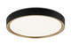 Matteo Lighting - M10602BKGL - LED Ceiling Mount - Alamus - Aged Gold Brass + Matte Black