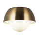 Matteo Lighting - M11301AGOP - One Light Wall Sconce - WATSON - Aged Gold Brass