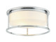 Matteo Lighting - M15002CH - Two Light Ceiling Mount - Framerton - Chrome