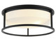 Matteo Lighting - M15003MB - Three Light Ceiling Mount - Framerton - Matte Black
