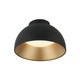 Matteo Lighting - M17412MB - One Light Flush Mount - Zenith - Matte Black