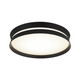 Matteo Lighting - M18816MB - One Light Flush Mount - Greyson - Matte Black