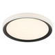 Matteo Lighting - M19019BK - One Light Flush Mount - Oculus - Black