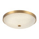 Matteo Lighting - M19316AG - One Light Flush Mount - Bella - Aged Gold Brass