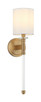 Matteo Lighting - S00801AG - One Light Wall Sconce - Fairburn - Aged Gold Brass
