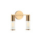 Klarice Two Light Wall Sconce (S02802AG)