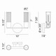 Klarice Two Light Wall Sconce (S02802MB)