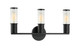 Matteo Lighting - S02803MB - Three Light Wall Sconce - KLARICE - Matte Black