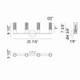 KLARICE Four Light Wall Sconce (S02804AG)