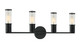 Matteo Lighting - S02804MB - Four Light Wall Sconce - KLARICE - Matte Black
