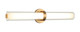 Matteo Lighting - S03524AG - LED Wall Sconce - SATCHIE - Aged Gold Brass
