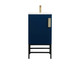 Elegant Lighting - VF48818MBL - Single Bathroom Vanity - Eugene - Blue