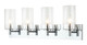 Matteo Lighting - S04904CHCL - Four Light Wall Sconce - Candela - Chrome