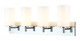 Matteo Lighting - S04904CHOP - Four Light Wall Sconce - Candela - Chrome
