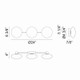 PEARLESQUE Three Light Wall Sconce (S05103AGOP)