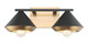 Matteo Lighting - S06802MBAG - Two Light Wall Sconce - Velax - Matte Black