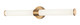 Matteo Lighting - S09226AG - LED Wall Sconce - Steveston - Aged Gold Brass