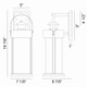 SOPHIA One Light Wall Sconce (S09302MB)