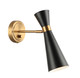 Matteo Lighting - S09611AGBK - One Light Wall Sconce - Blaze - Black