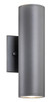 Matteo Lighting - S10222GY - LED Wall Sconce - TUBULAR - Grey