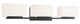 Matteo Lighting - S10803MB - Three Light Wall Sconce - Chiclet - Matte Black