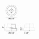 SYVANA LED Wall Sconce (S11401GY)