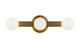 Matteo Lighting - S14503AG - LED Wall Sconce - PIZZAZZ - Aged Gold Brass