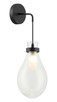 Matteo Lighting - W31901MB - One Light Wall Sconce - SERANNA - Matte Black