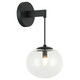 Matteo Lighting - W38101MB - One Light Wall Sconce - BULBUS - Matte Black