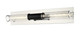 Matteo Lighting - W61202MBCH - Two Light Wall Sconce - Tubo - Matte Black + Chrome