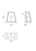 ROSALIE One Light Wall Sconce (W72101WHAG)