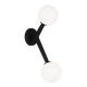 Matteo Lighting - W81502BKOP - Two Light Wall Sconce - Rami - Black