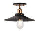 Matteo Lighting - X46111AGBK - One Light Flush Mount - BULSTRODE'S WORKSHOP - Aged Gold Brass