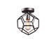 Matteo Lighting - X54601RB - One Light Flush Mount - Geometry Series - Rusty Black