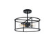 Matteo Lighting - X71602RB - Two Light Flush Mount - CANDID - Rusty Black